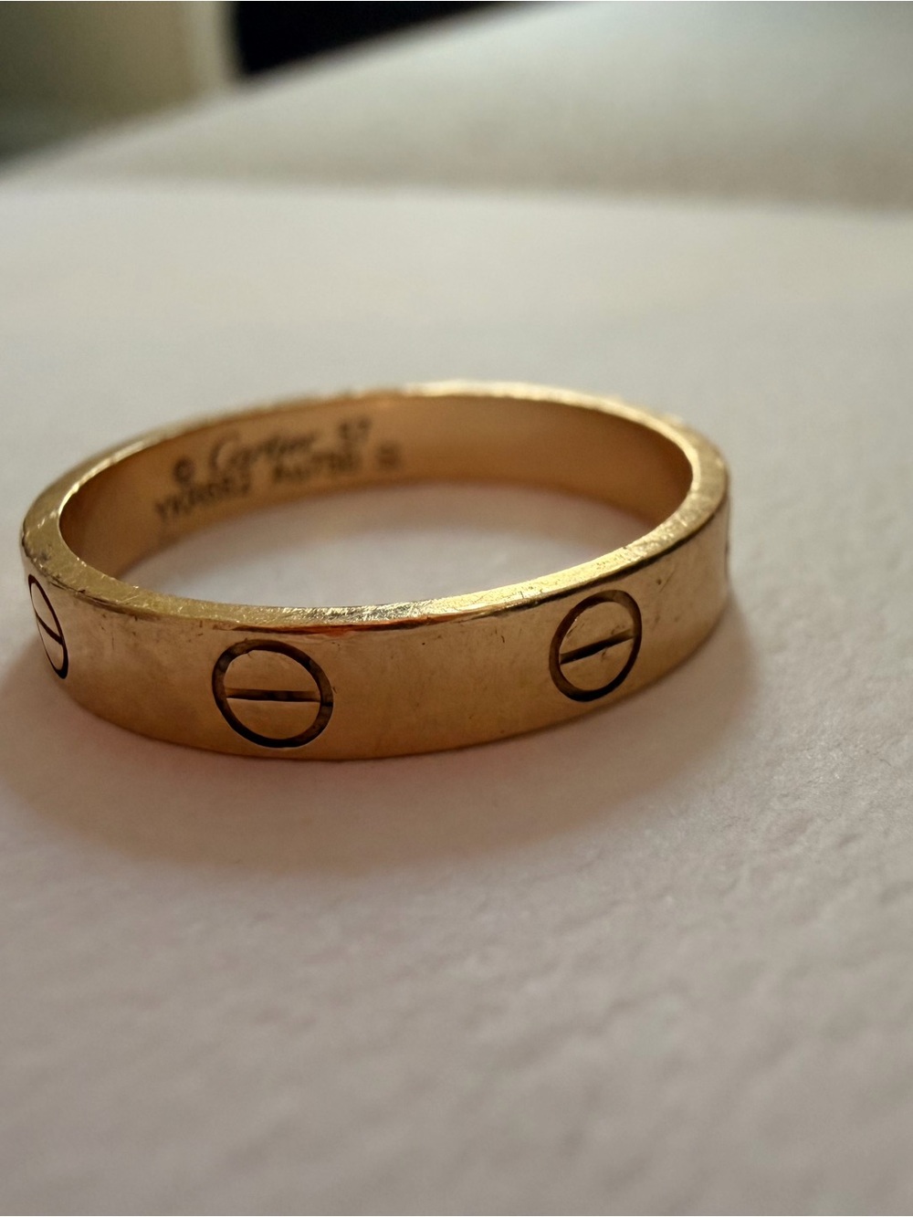 Cartier Yellow Gold Love Ring Small Model - Picture 5 of 10